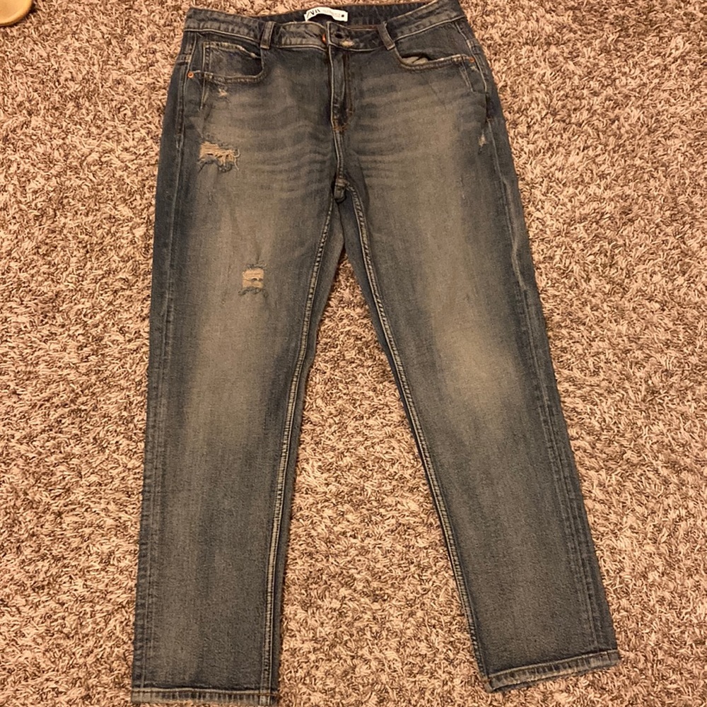 NWOT ZARA Low Rise Straight Leg Jeans